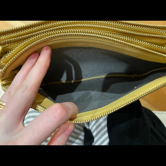 Large Celine Trio Bag in Pale Yellow - Picture 8 of 12